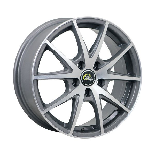 

Колесный диск CrossStreet CR17 6xR16 4x100 ET50 DIA60.1, Серебристый