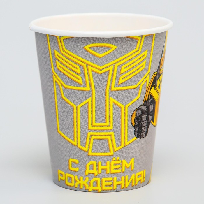 

Набор бумажных стаканов, Трансформеры, 250 мл, 10 шт, Трансформеры