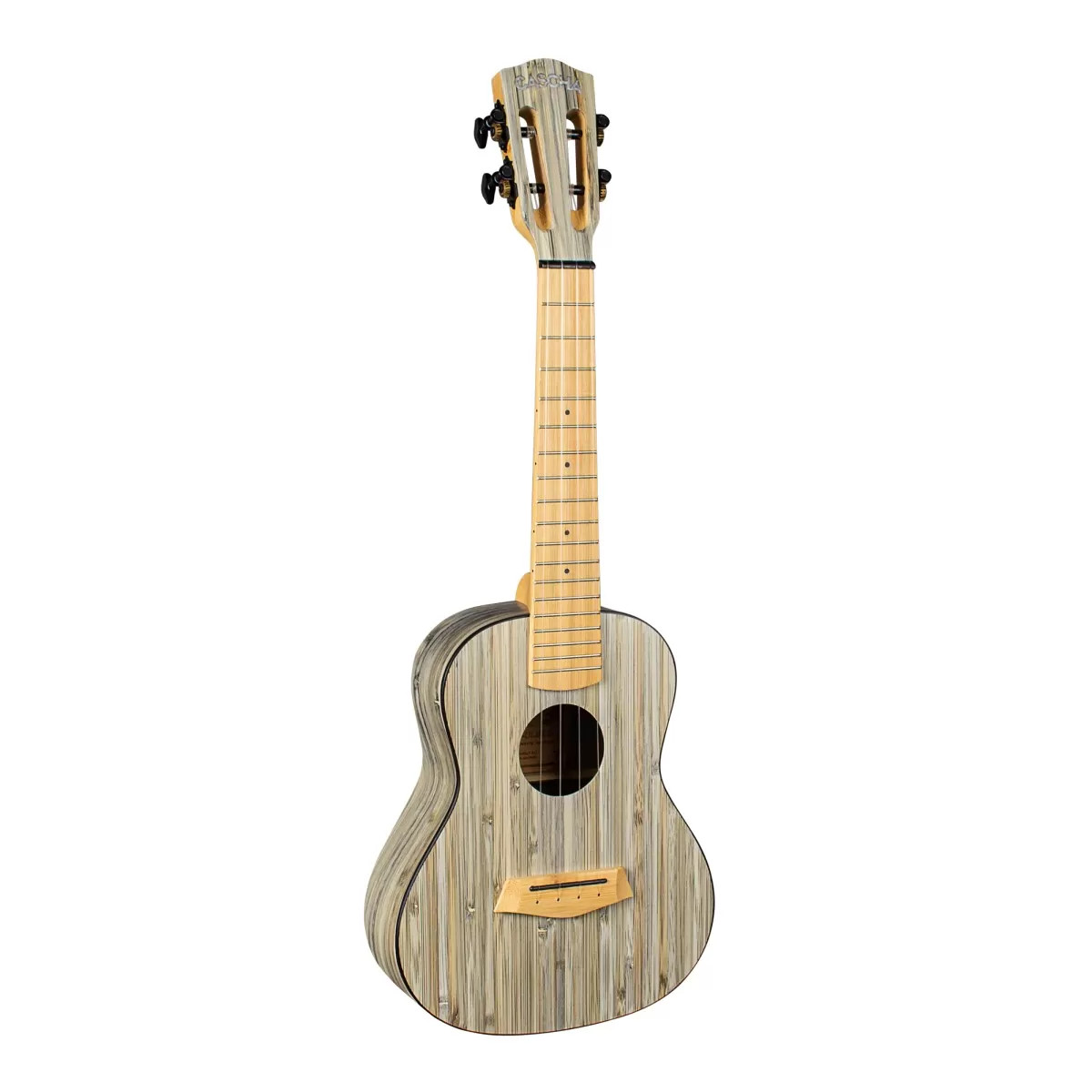 

Bamboo Series Graphite Укулеле концертный, с чехлом, графит, Cascha HH-2316, Бежевый;серый
