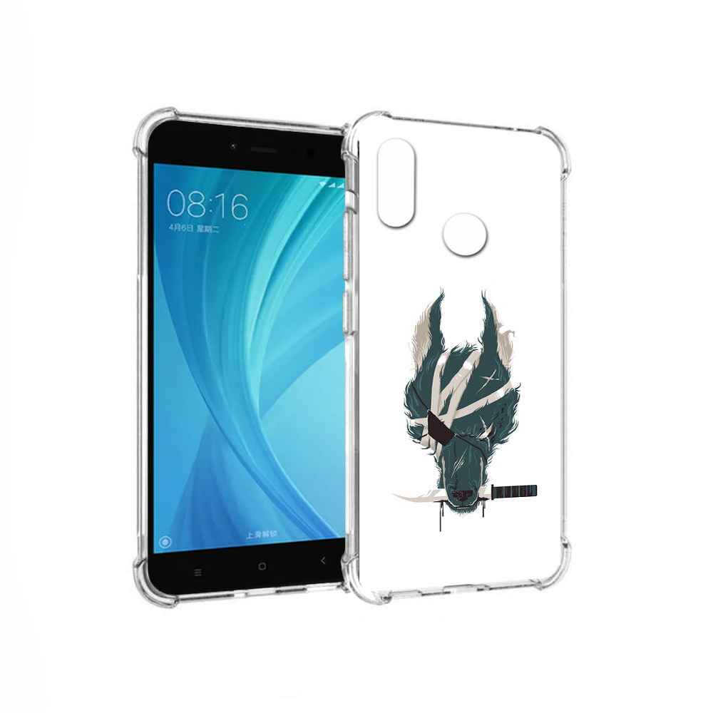 

Чехол MyPads Tocco для Xiaomi Redmi Note 5 волк-разбойник (PT113434.311.271), Прозрачный, Tocco