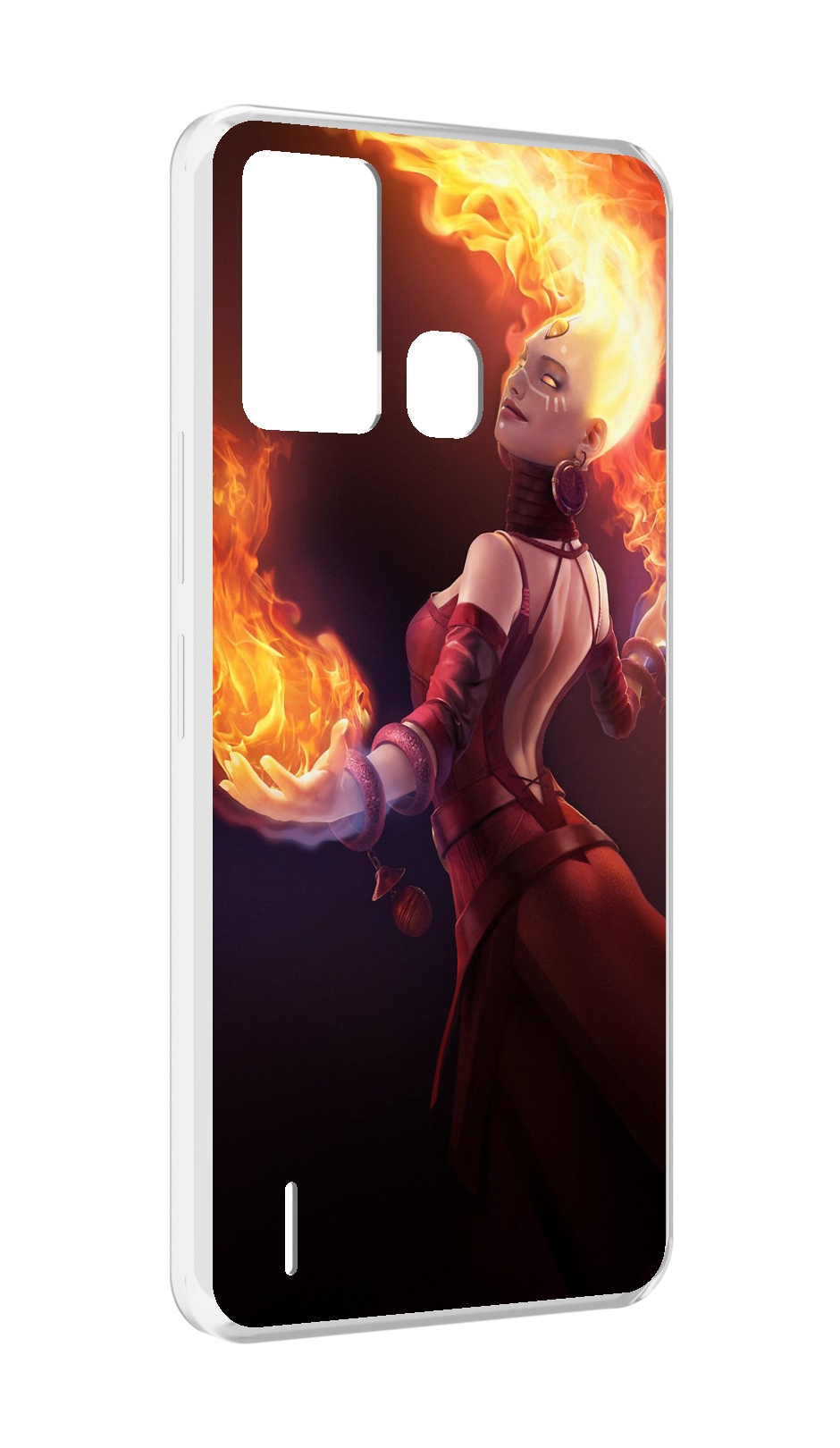 

Чехол MyPads dota 2 Lina для ITEL S16 / ITEL Vision 1 Pro, Прозрачный, Tocco