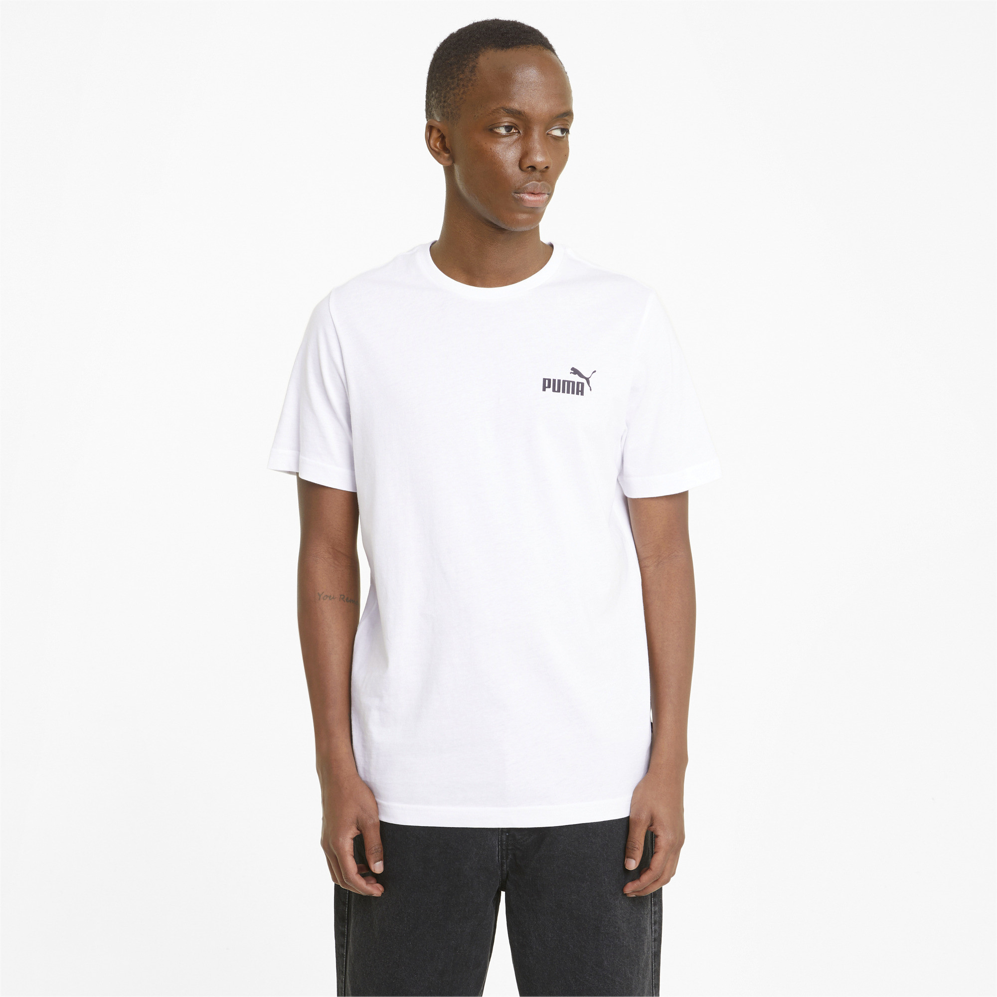 

Футболка мужская PUMA 58666801 белая S, Белый, 58666801