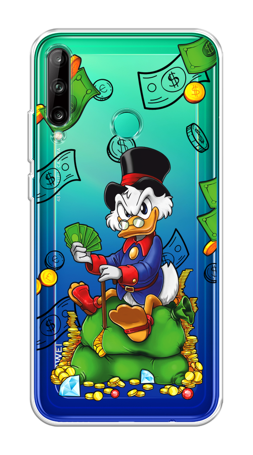 

Чехол на Honor 9C, Huawei P40 Lite E/Y7p "Scrooge Richness", Черный;синий;зеленый, 6103350-1
