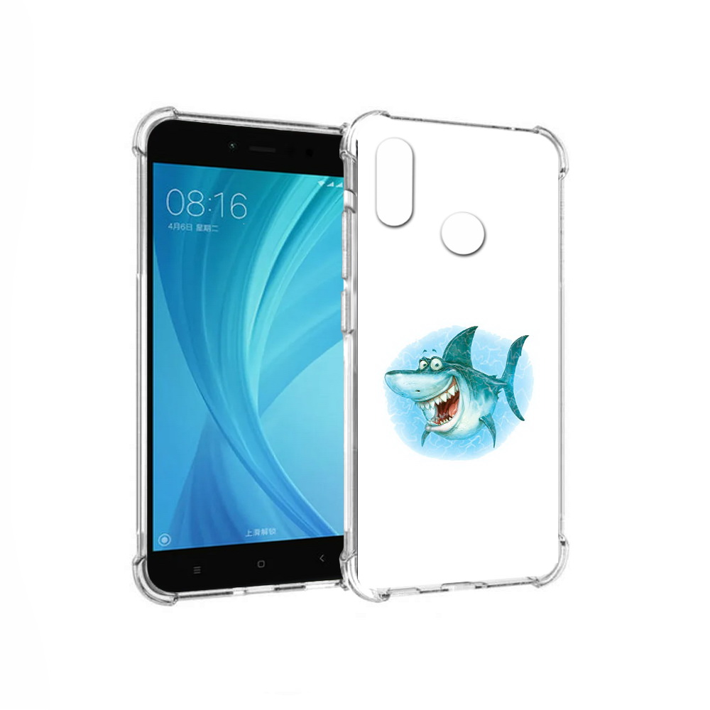 

Чехол MyPads Tocco для Xiaomi Redmi Note 5 веселая акула (PT113434.311.261), Прозрачный, Tocco