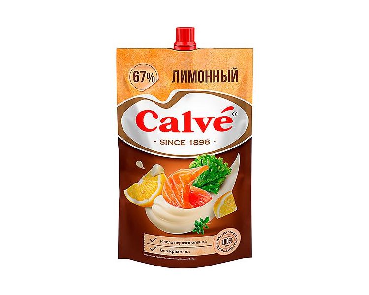 Майонез Calve Лимонный 67% 400 г