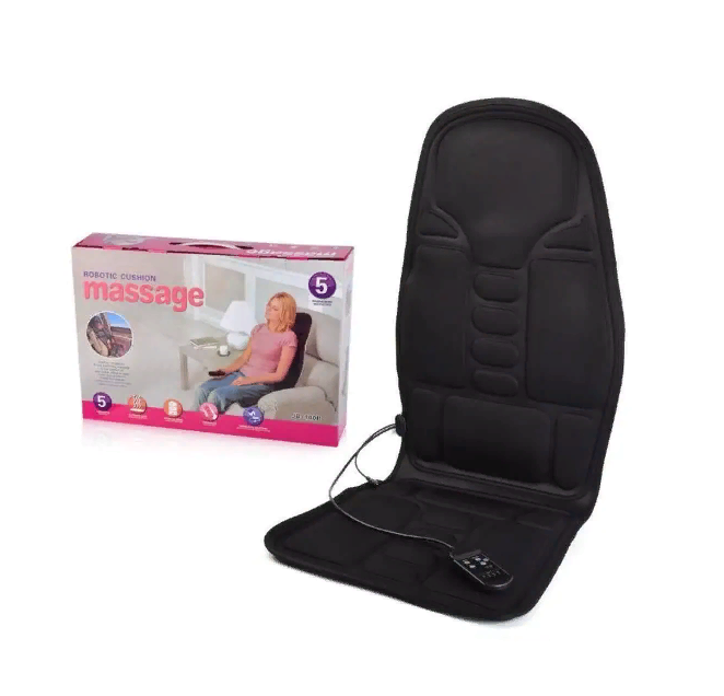 

Массажная накидка с подогревом Massage Robotic Cushion 5, Черный, MA0560117001327