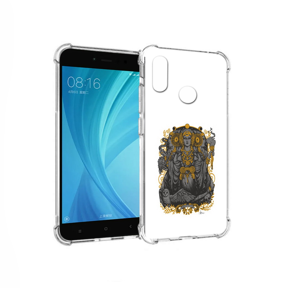 

Чехол MyPads Tocco для Xiaomi Redmi Note 5 божество с золотыми элементами, Прозрачный, Tocco