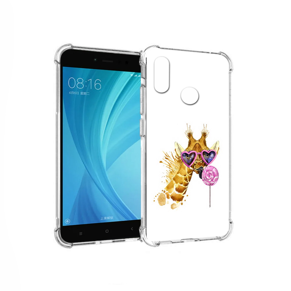

Чехол MyPads Tocco для Xiaomi Redmi Note 5 акварельный жираф (PT113434.311.217), Прозрачный, Tocco