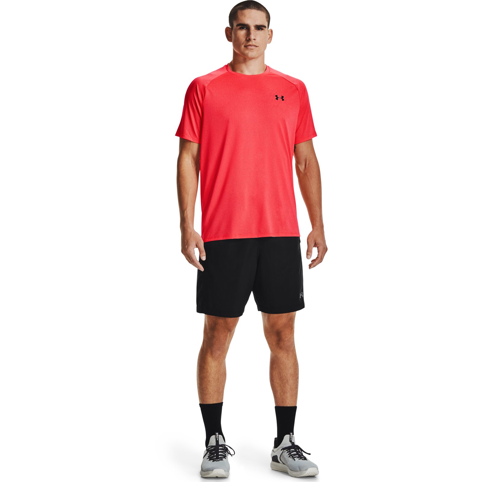 фото Футболка мужская under armour 1345317-628 красная xxl