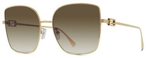 

Солнцезащитные очки Fendi FE 40013U 32B gold/grey, FE 40013U 32B
