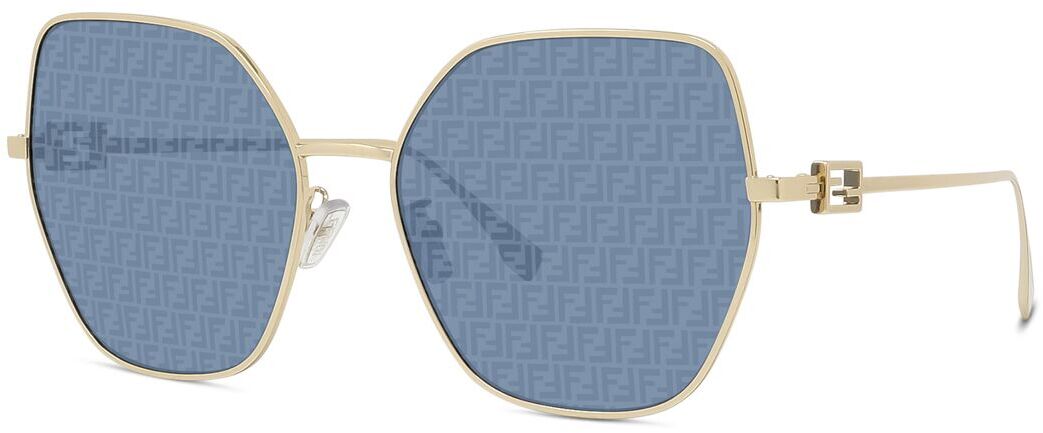 Солнцезащитные очки женские Fendi FE 40033U 10X синие