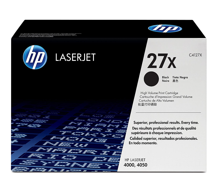 

HP Картридж тонер HP C4127X 27Х Black черный оригинальный Laserjet 4000, 4000n, 4050, Картридж тонер HP C4127X 27Х Black черный оригинальный Laserjet 4000, 4000n, 4050