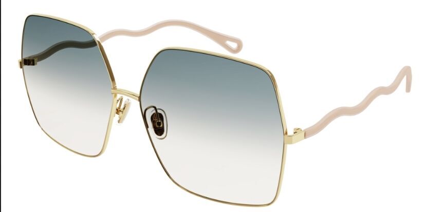 

Солнцезащитные очки Chloe CH0054S 006 gold pink/green, CH0054S 006