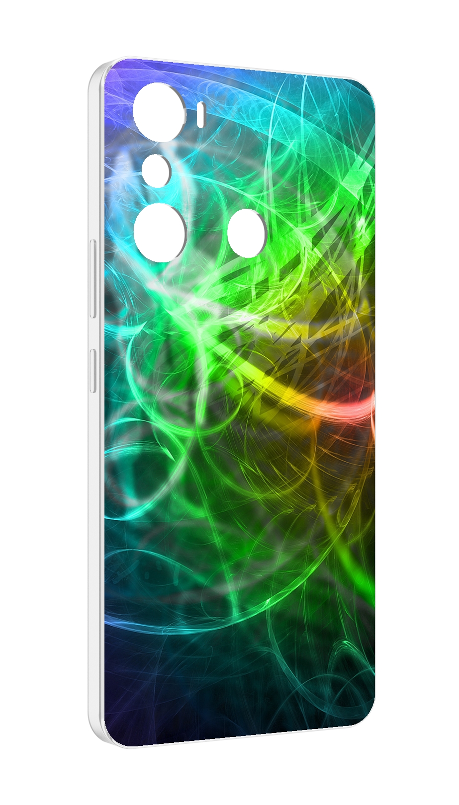 

Чехол MyPads разноцветная-абстракция-линиями для Infinix Hot 20i, Прозрачный, Tocco