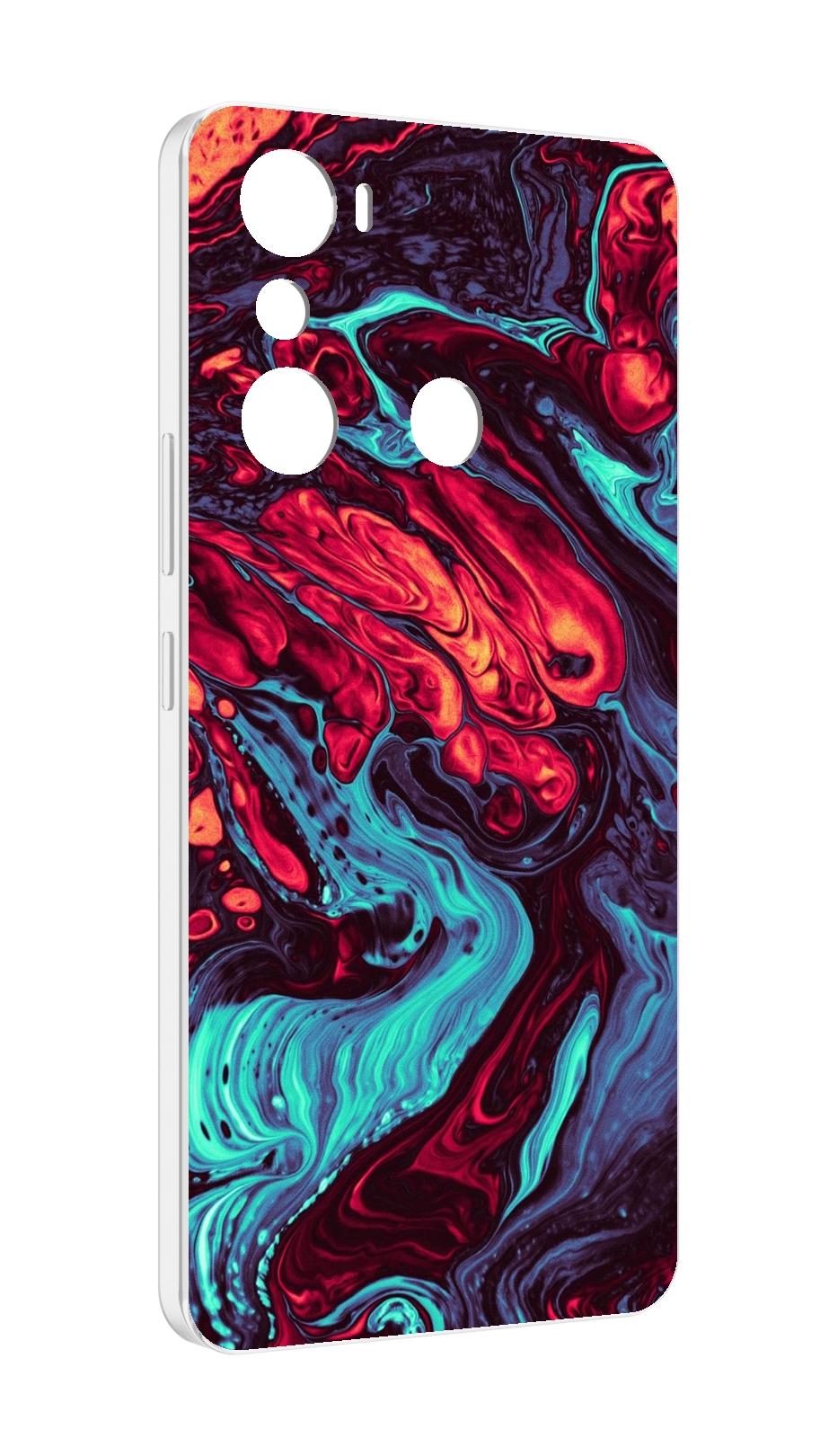 

Чехол MyPads разбавленная краска для Infinix Hot 20i, Прозрачный, Tocco