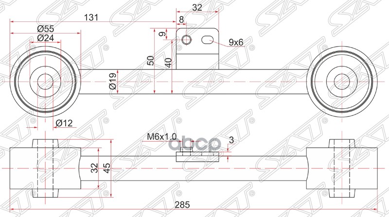 

Тяга Задняя Продольная Верхняя Honda Hr-V Rh (правый) Sat арт. ST-52390-S2H-000