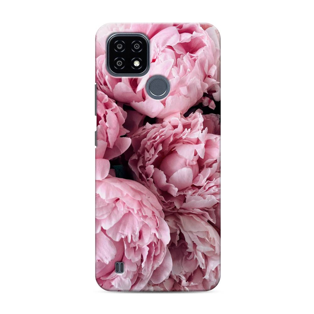 

Пластиковый чехол "Нежные пионы" на Realme C21Y, 256820-6