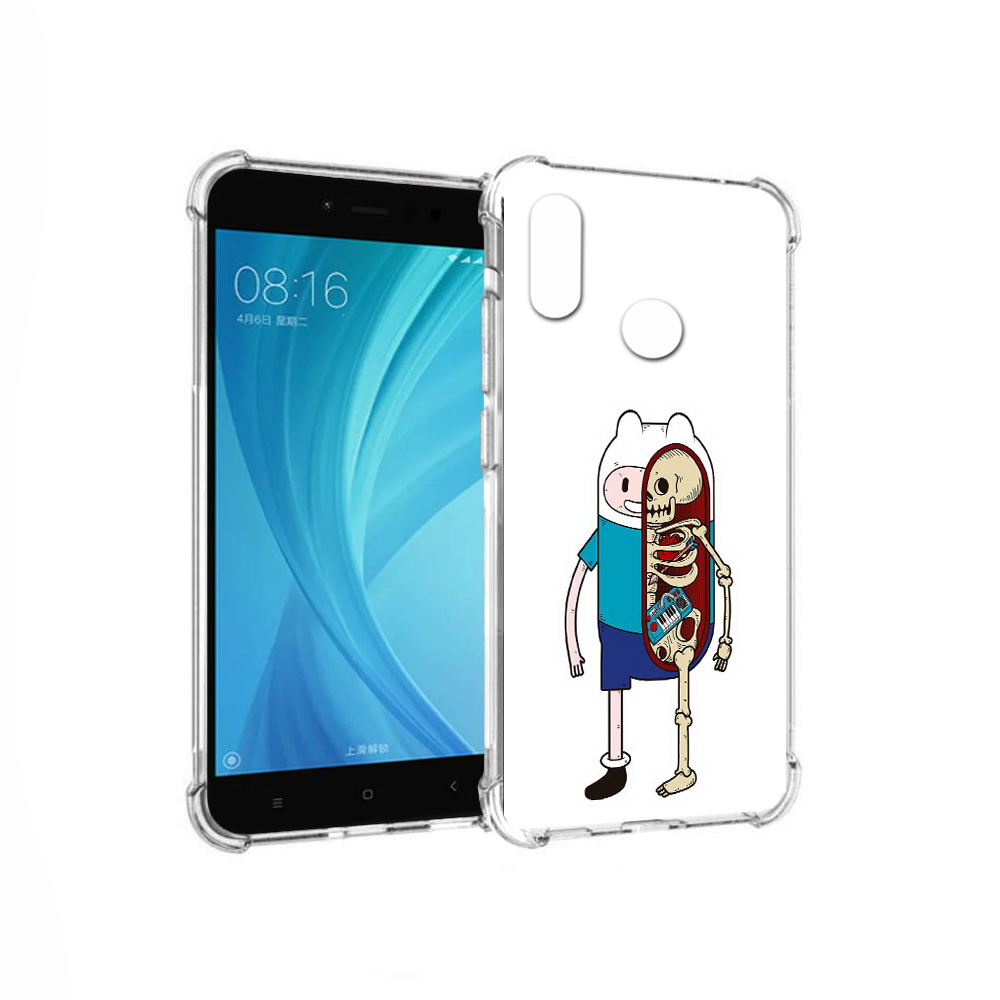 

Чехол MyPads Tocco для Xiaomi Redmi Note 5 Финн скелет (PT113434.311.187), Прозрачный, Tocco