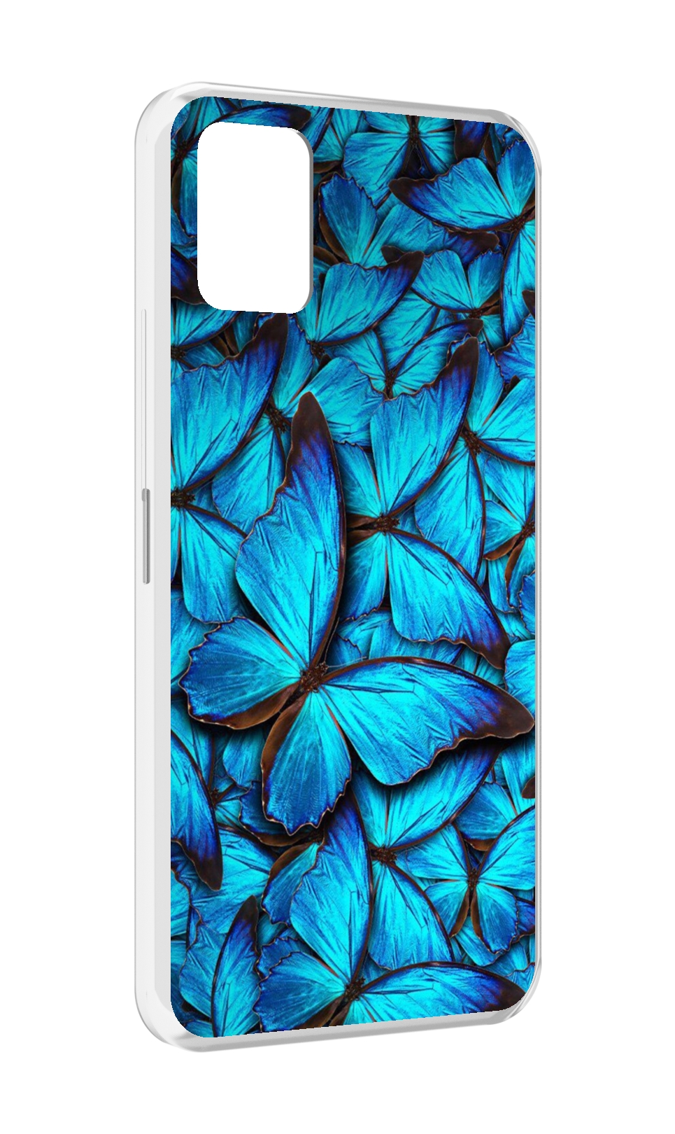 

Чехол MyPads бирюзовые бабочки для Umidigi Power 5, Прозрачный, Tocco