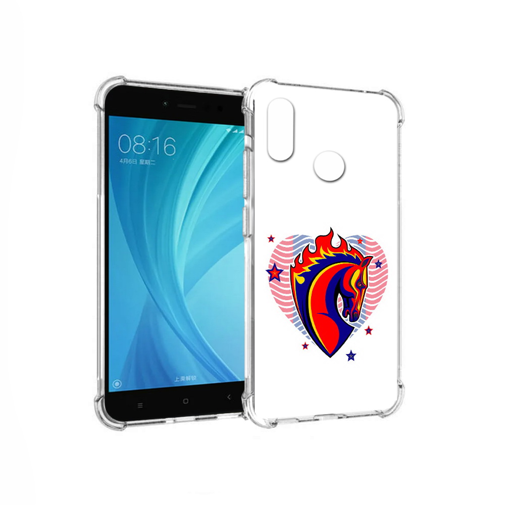 

Чехол MyPads Tocco для Xiaomi Redmi Note 5 ФК ЦСЛ Лошадь (PT113434.311.180), Прозрачный, Tocco