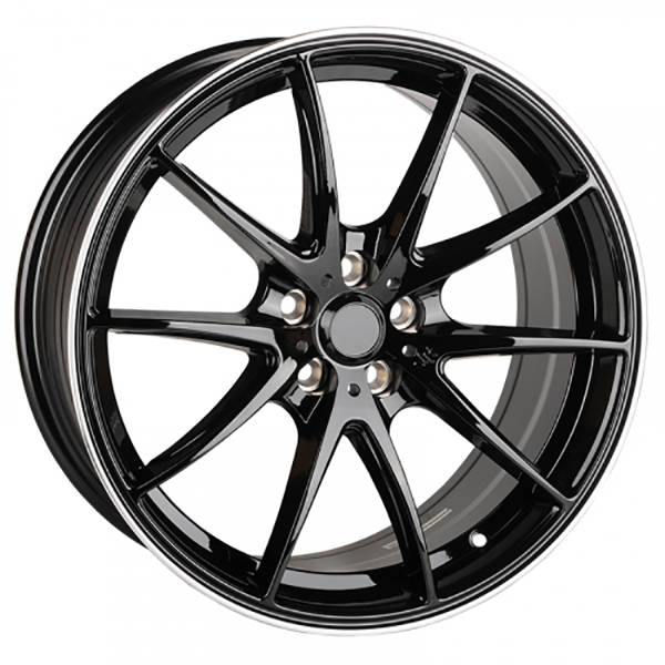 фото Колесный диск makstton mst 664 7,5x17/5x114.3 d73.1 et35 black polish lip