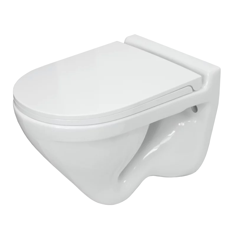 Унитаз подвесной Sanita Luxe Attica 345х495х400 с сидением wc.wh/attica/dm/wht.g/s1