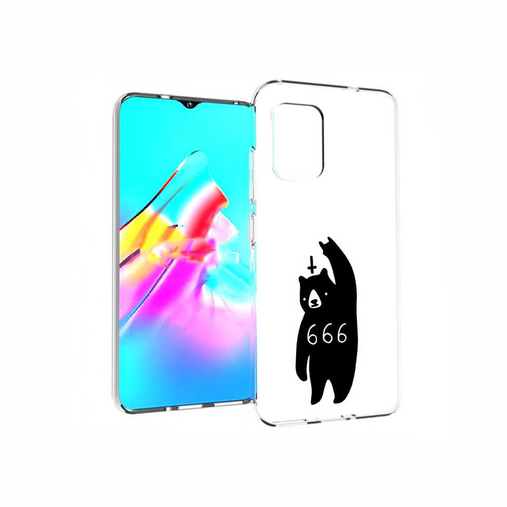 

Чехол MyPads Tocco для Asus Zenfone 8 медведь 666, Прозрачный, Tocco