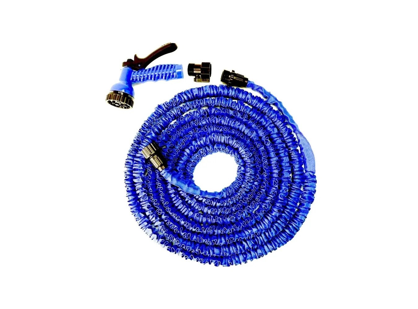 

Складной Растягивающийся Садовый Шланг для Полива Magic Hose XHose 22.5 м синий, MA03011700347