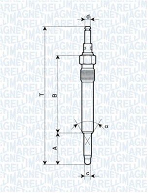 

Свеча накаливания Magneti Marelli 062900003304