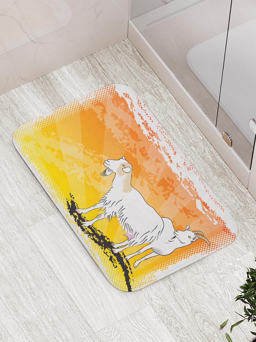 

Коврик противоскользящий для ванной, сауны, бассейна, 77х52 см bath_68493 JoyArty