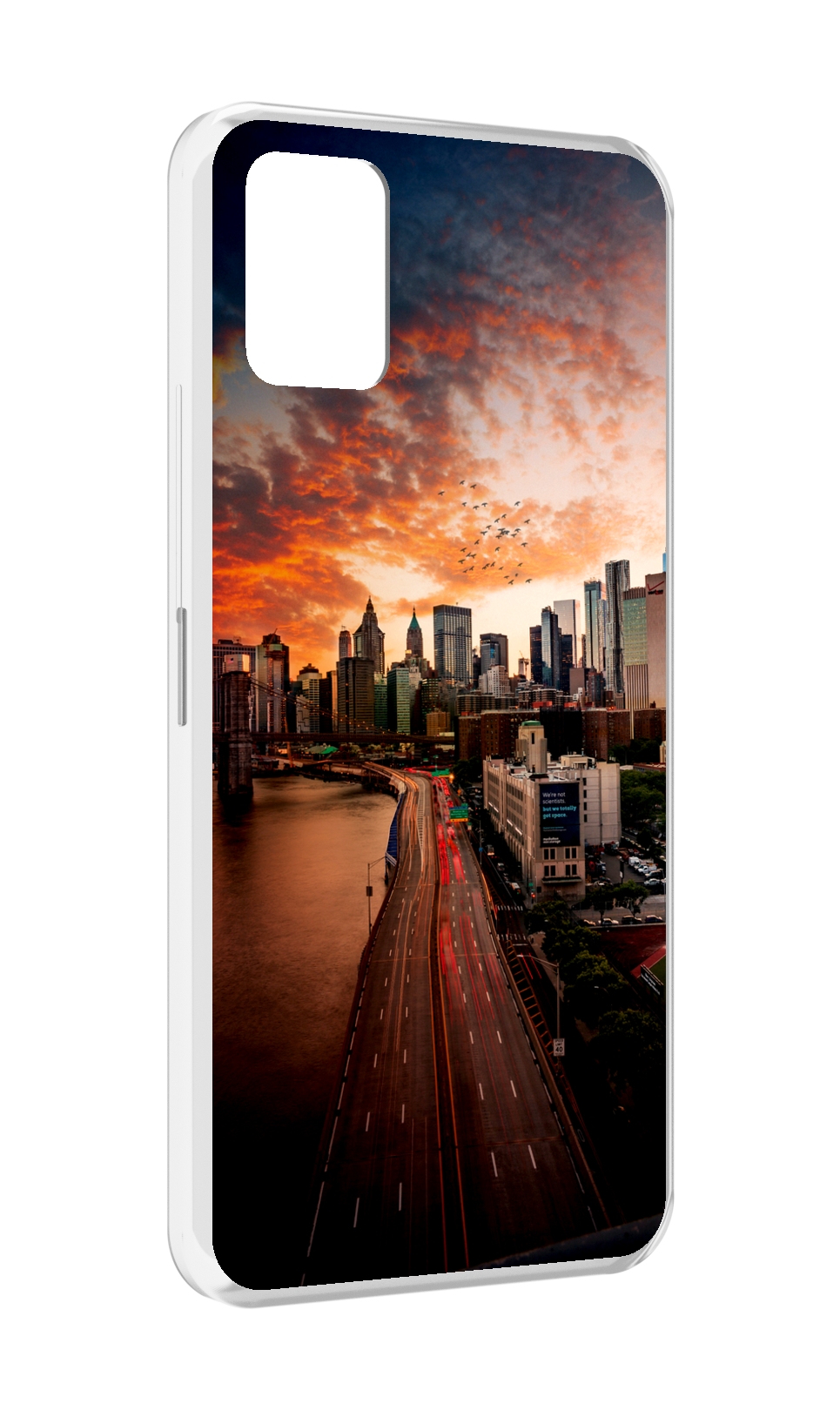 

Чехол MyPads американский город фото для Umidigi Power 5, Прозрачный, Tocco