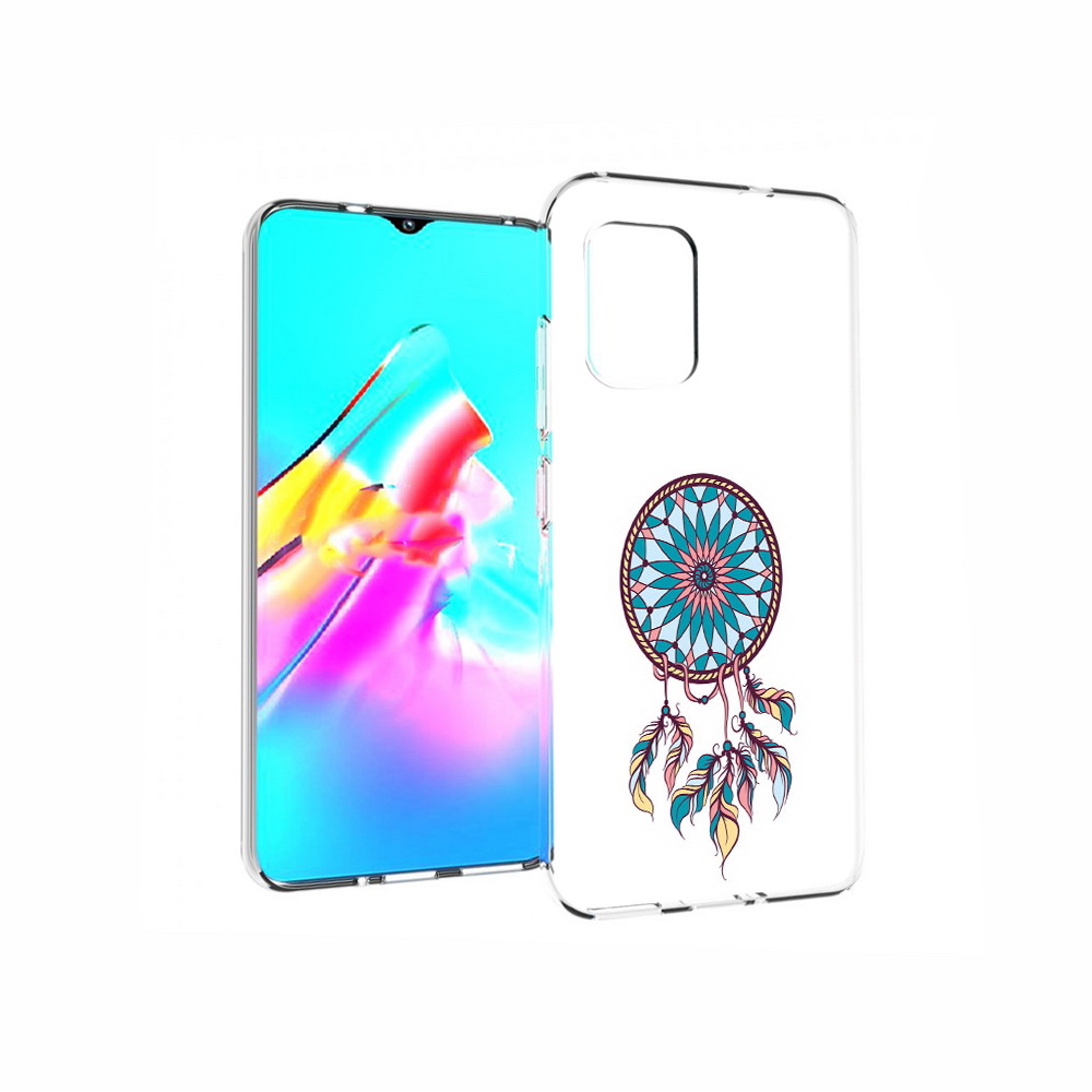 

Чехол MyPads Tocco для Asus Zenfone 8 ловец снов синий, Прозрачный, Tocco