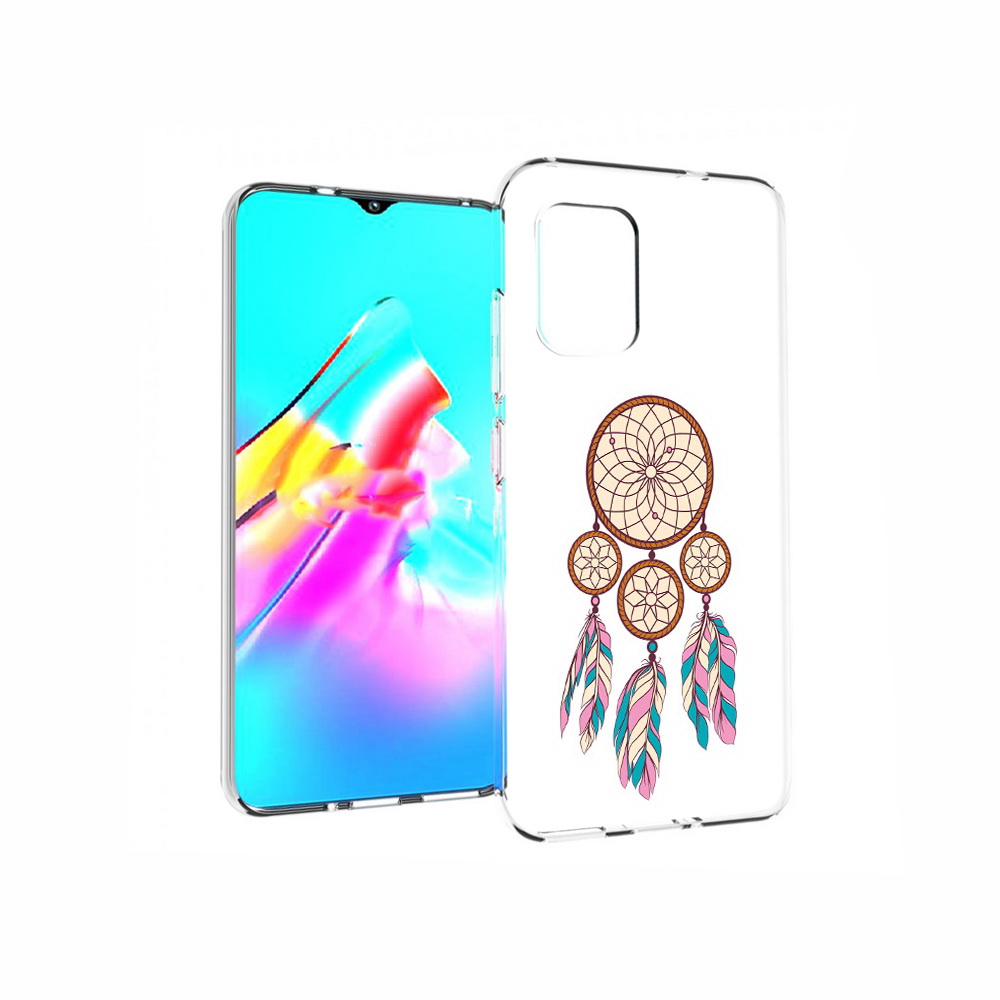 

Чехол MyPads Tocco для Asus Zenfone 8 ловец снов бежевый, Прозрачный, Tocco