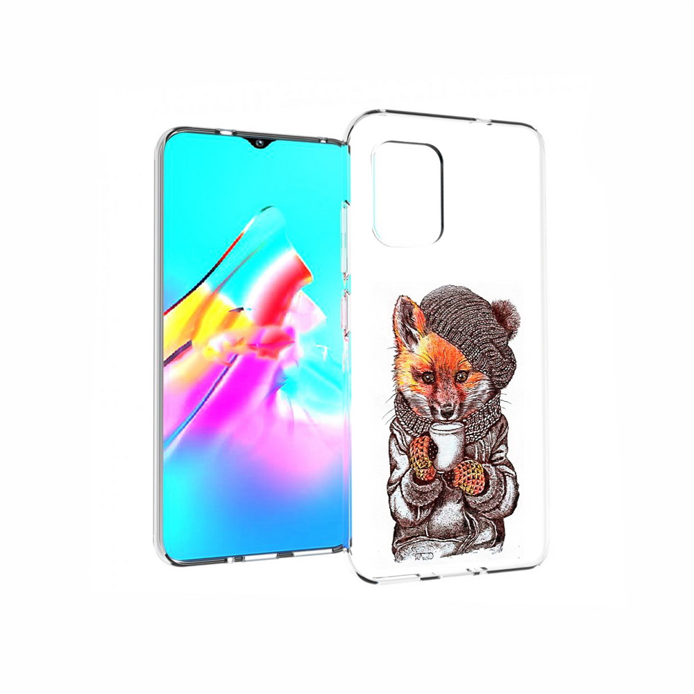 

Чехол MyPads Tocco для Asus Zenfone 8 лиса в шапке, Tocco