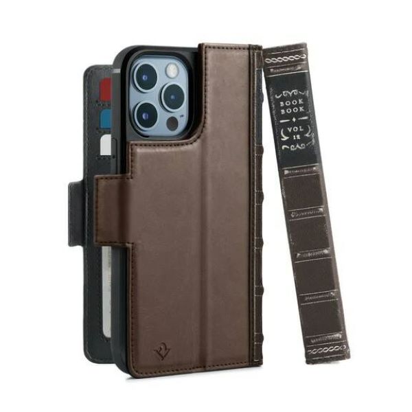 Чехол-книга в твердом переплете Twelve South iPhone 13 Pro Max MagSafe. Цвет: коричневый