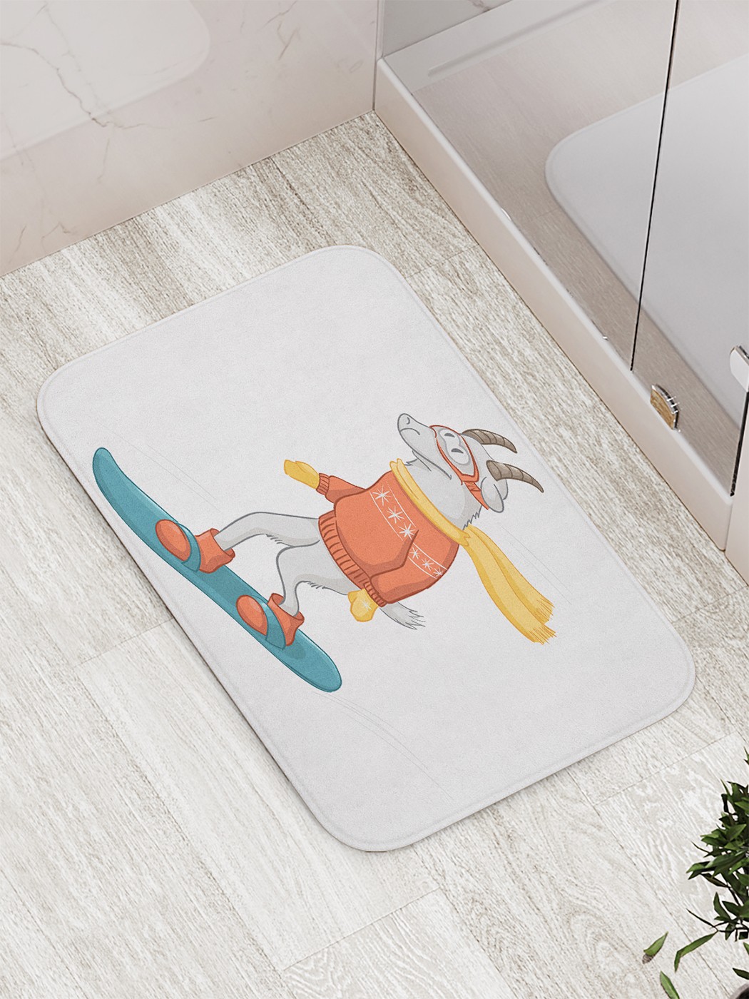 

Коврик противоскользящий для ванной, сауны, бассейна, 77х52 см bath_68474 JoyArty