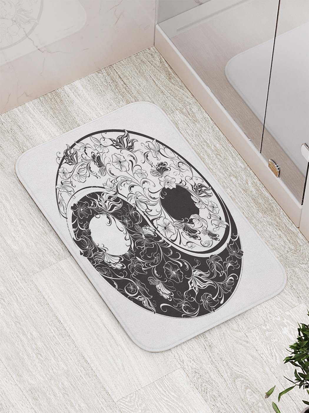 

Коврик противоскользящий для ванной, сауны, бассейна, 77х52 см bath_68470 JoyArty