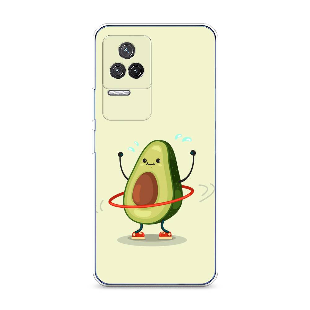 

Чехол Awog на Xiaomi Redmi K50 "Авокадо с обручем", Разноцветный, 312250-10