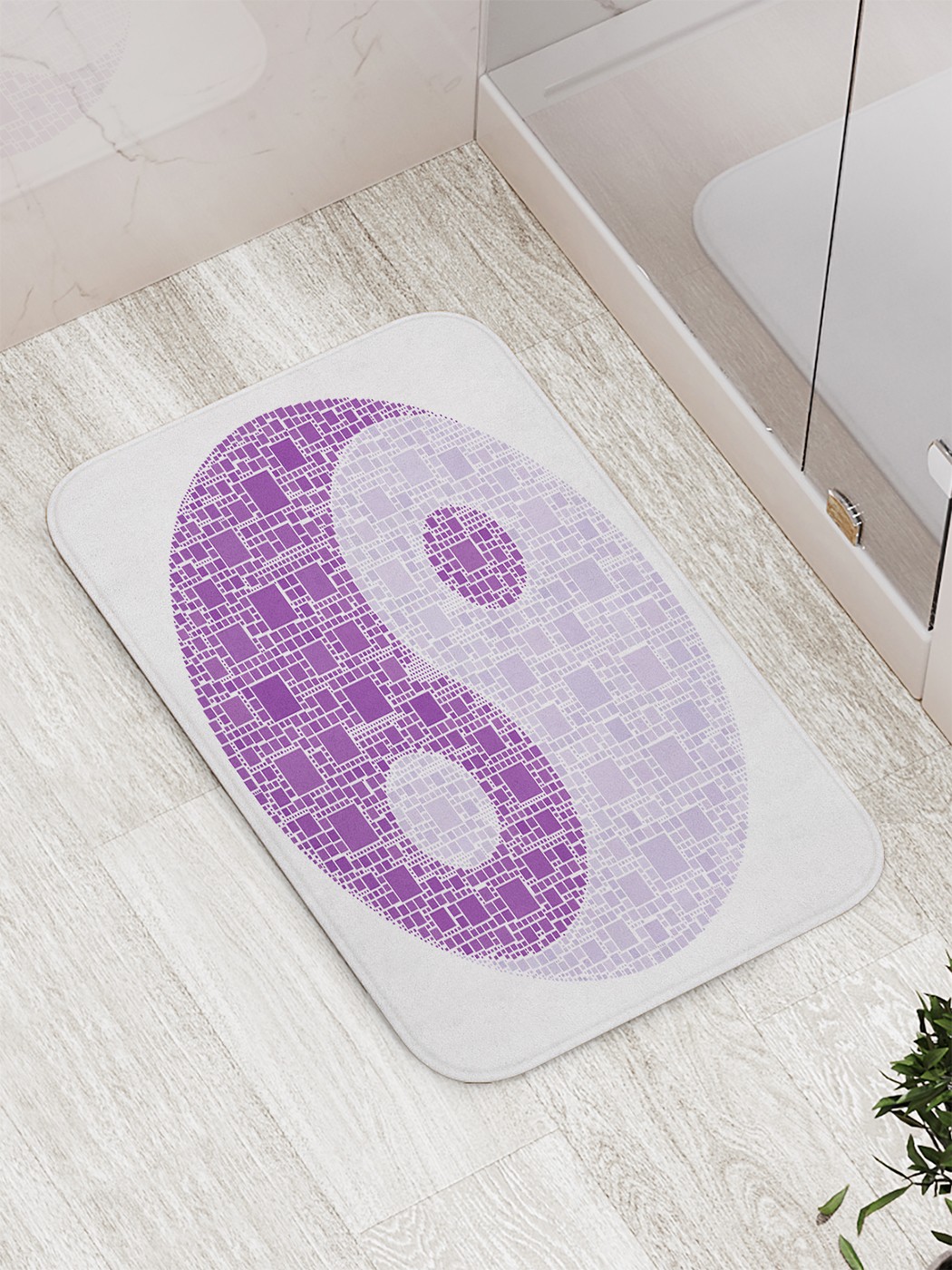 

Коврик противоскользящий для ванной, сауны, бассейна, 77х52 см bath_68461 JoyArty