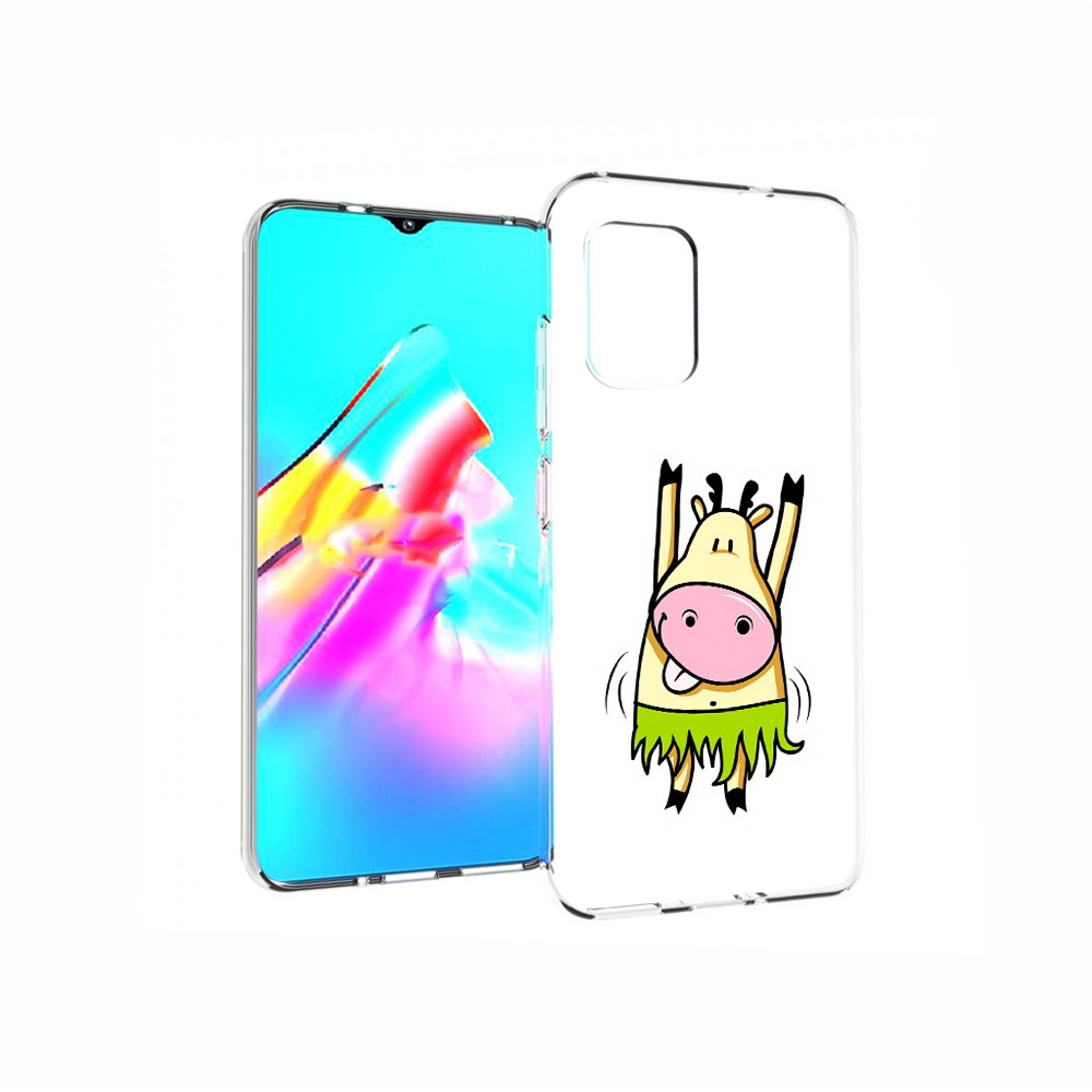 Чехол MyPads Tocco для Asus Zenfone 8 Веселая корова