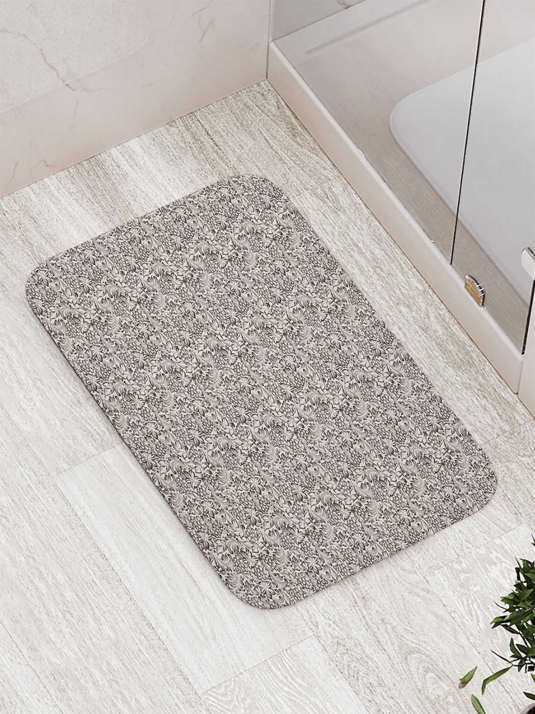 

Коврик противоскользящий для ванной, сауны, бассейна, 77х52 см bath_68430 JoyArty