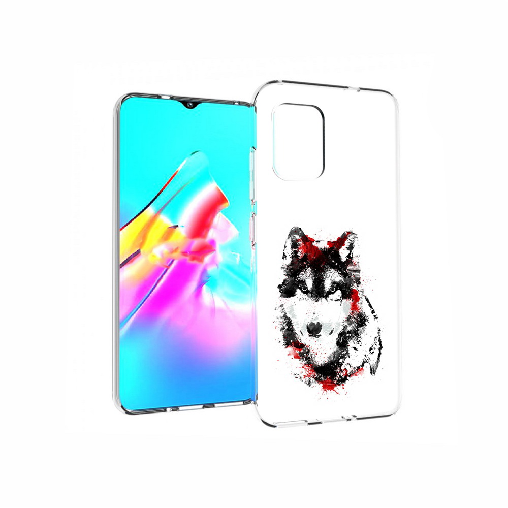 

Чехол MyPads Tocco для Asus Zenfone 8 кровавый волк, Прозрачный, Tocco
