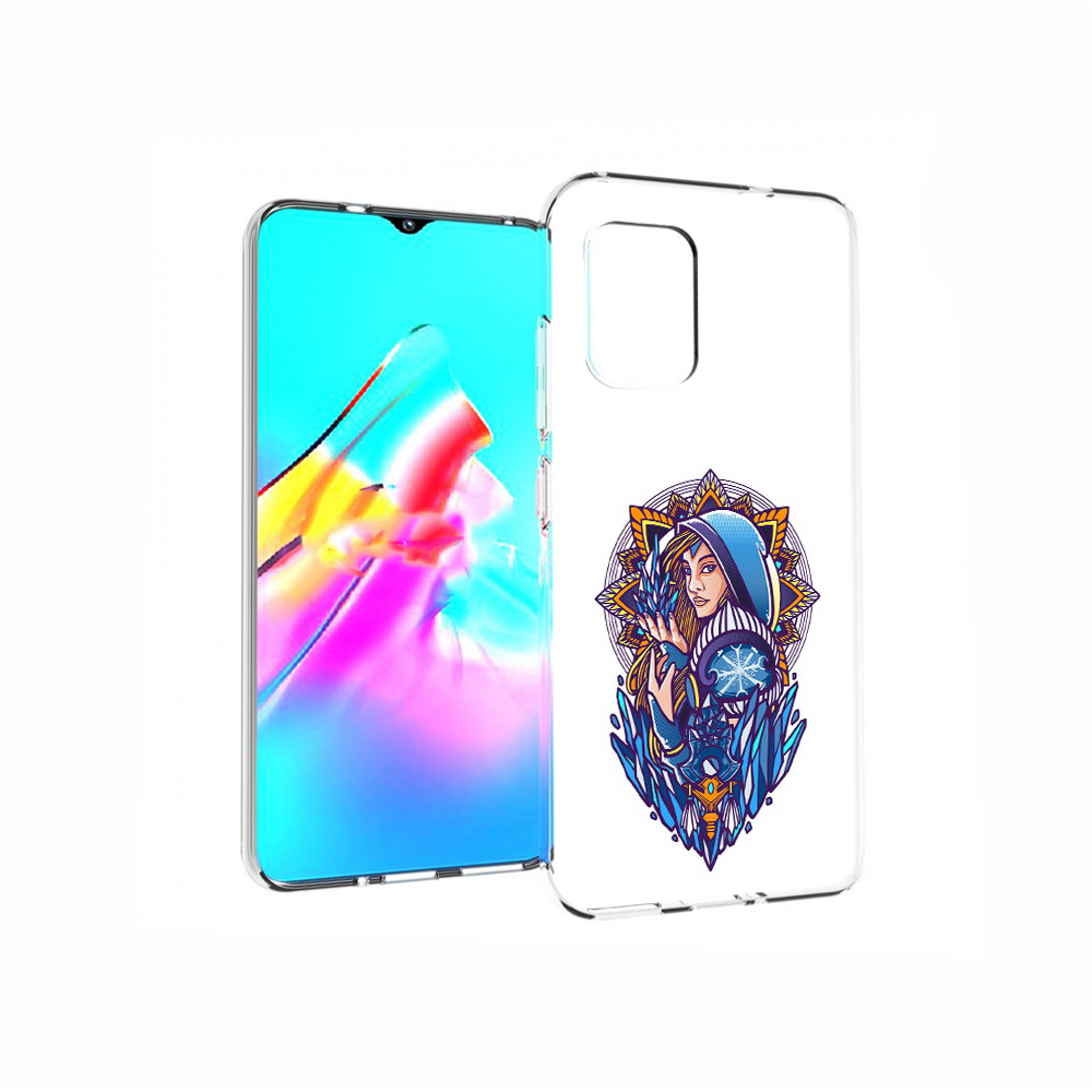 Чехол MyPads Tocco для Asus Zenfone 8 кристал мейден дота 2