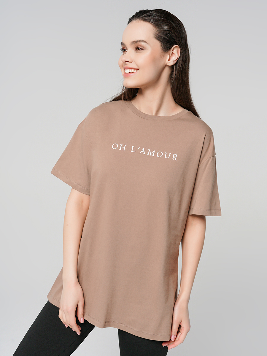 

футболка женская ТВОЕ бежевая, 90088