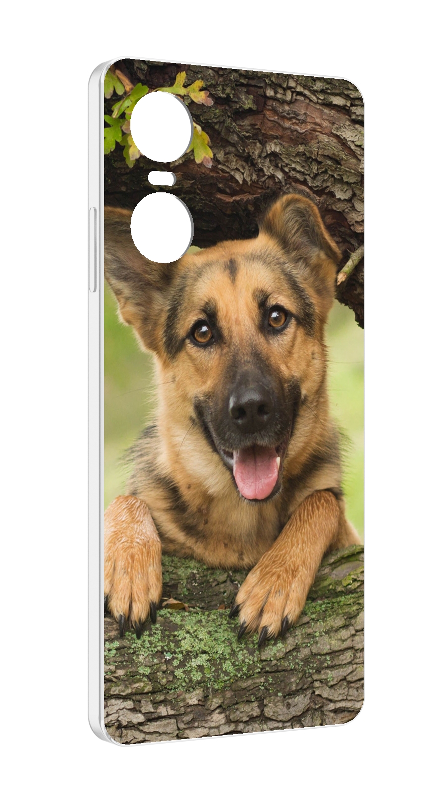 

Чехол Mypads Собака-На-Дереве Для Tecno Pop 6 Pro, Прозрачный, Tocco