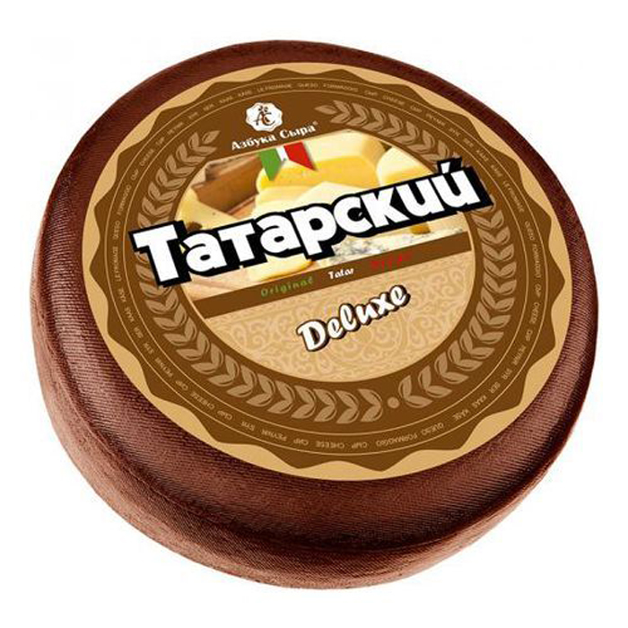 

Сыр полутвердый Азбука Сыра Татарский deluxe 45% 500 г