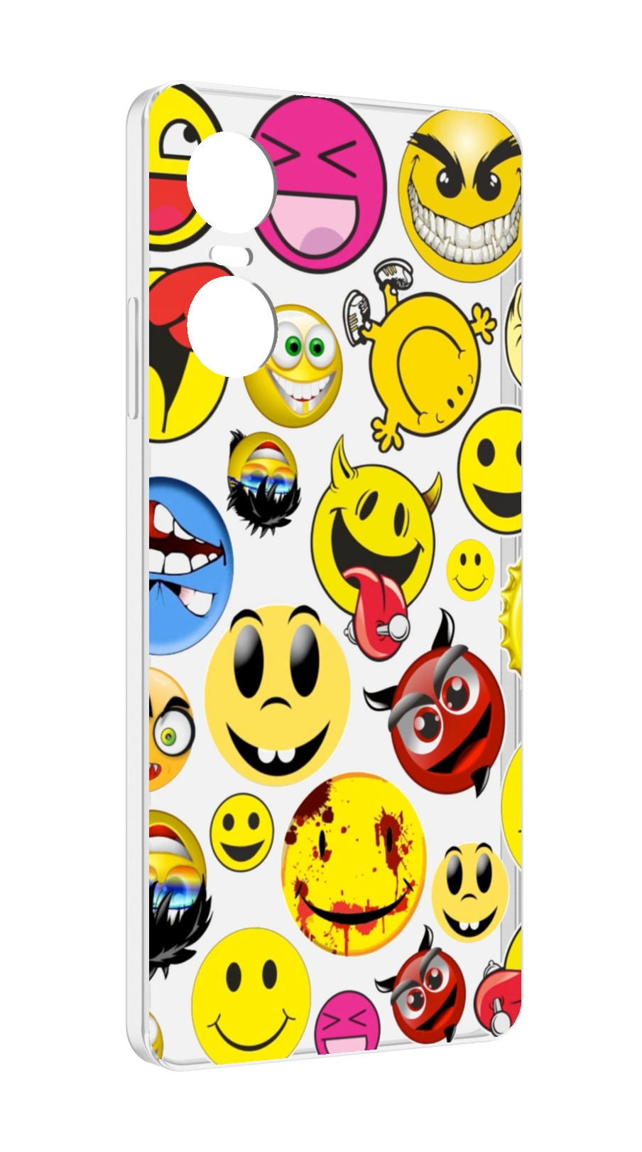 

Чехол Mypads Смайлики Для Tecno Pop 6 Pro, Прозрачный, Tocco