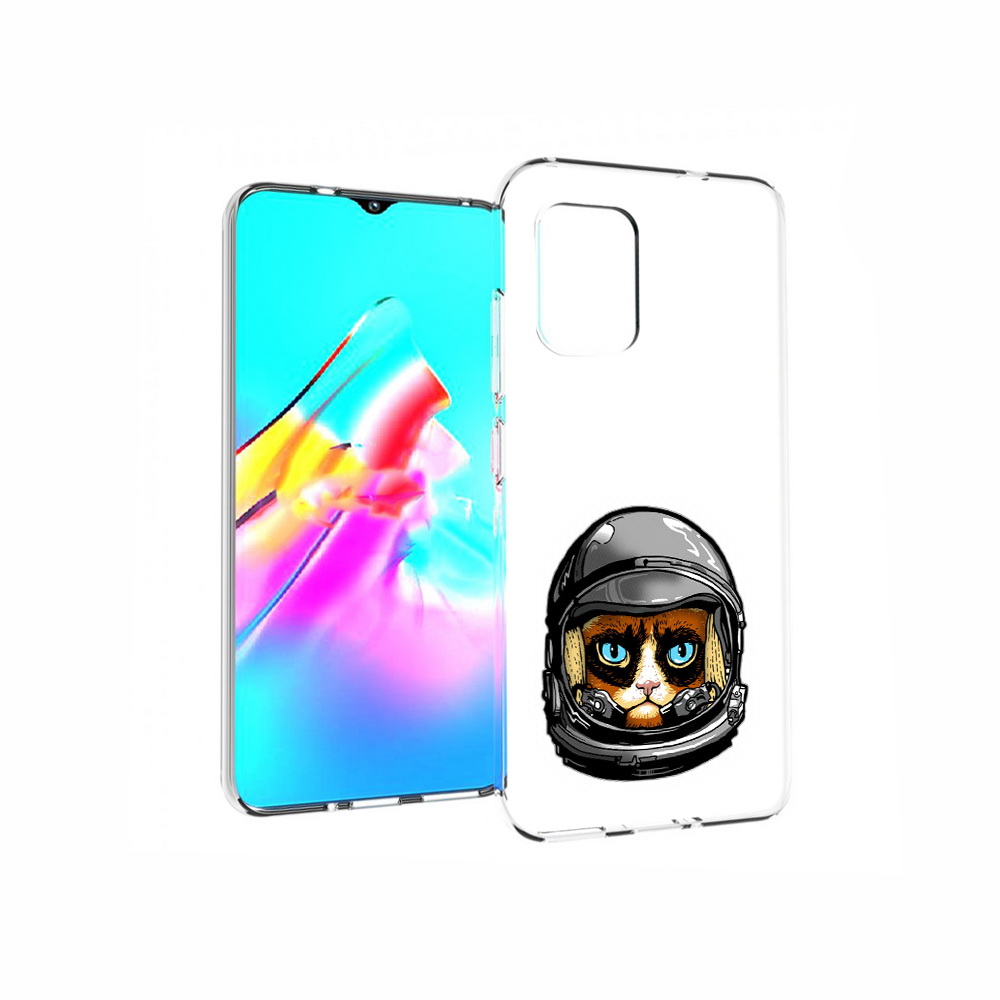 

Чехол MyPads Tocco для Asus Zenfone 8 кот космонавт, Прозрачный, Tocco