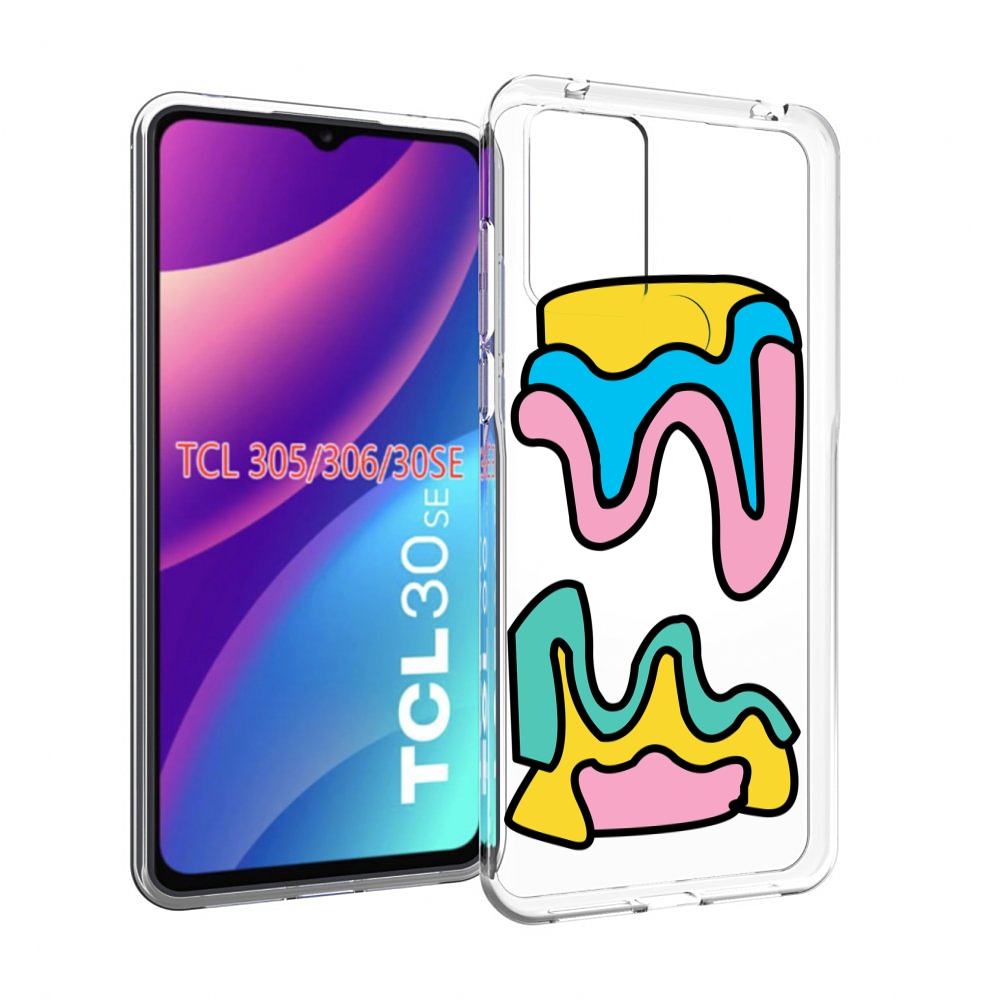 

Чехол MyPads вытекающая-абстракция для TCL 30SE/305/306/30E, Tocco