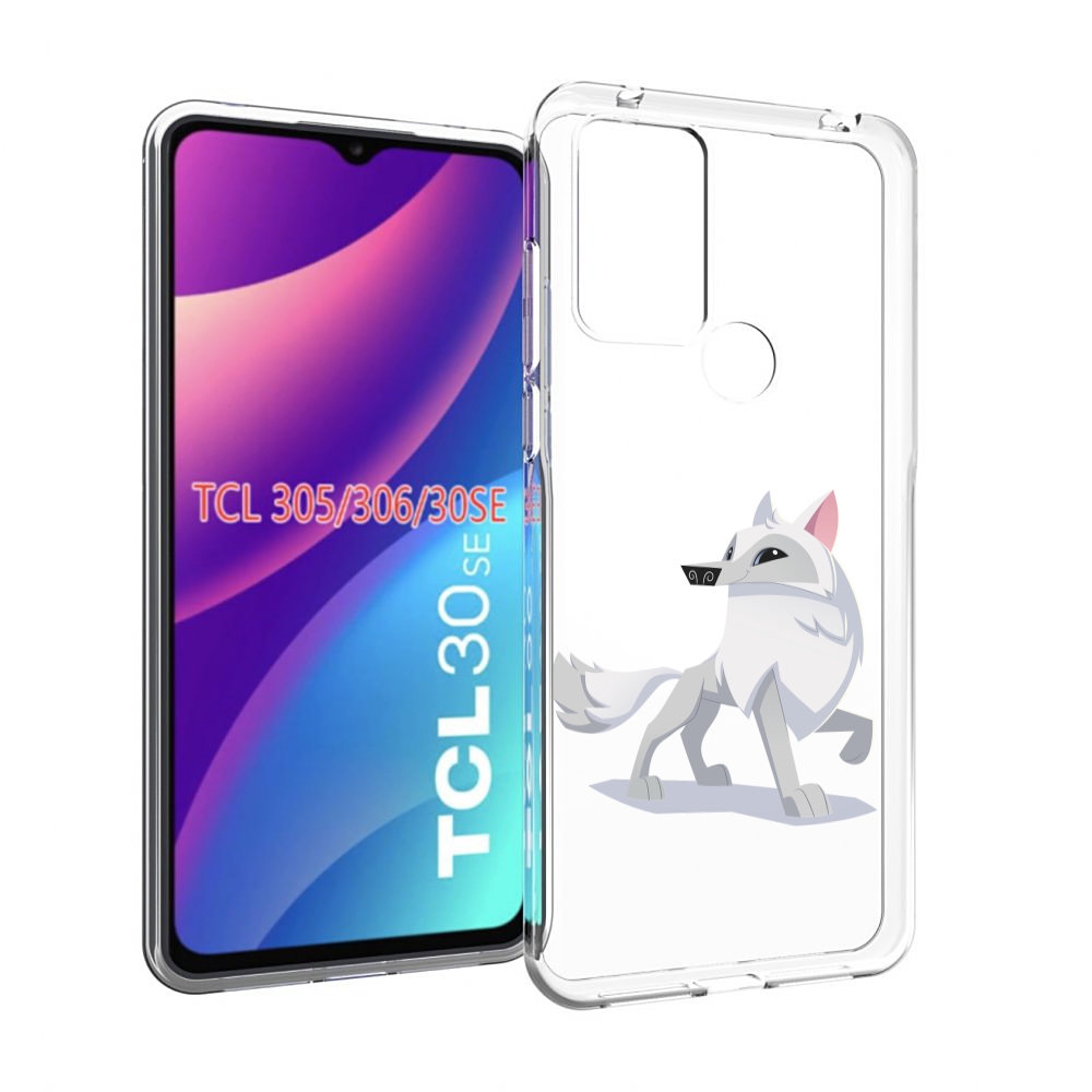 

Чехол MyPads волчок-серый для TCL 30SE/305/306/30E, Tocco